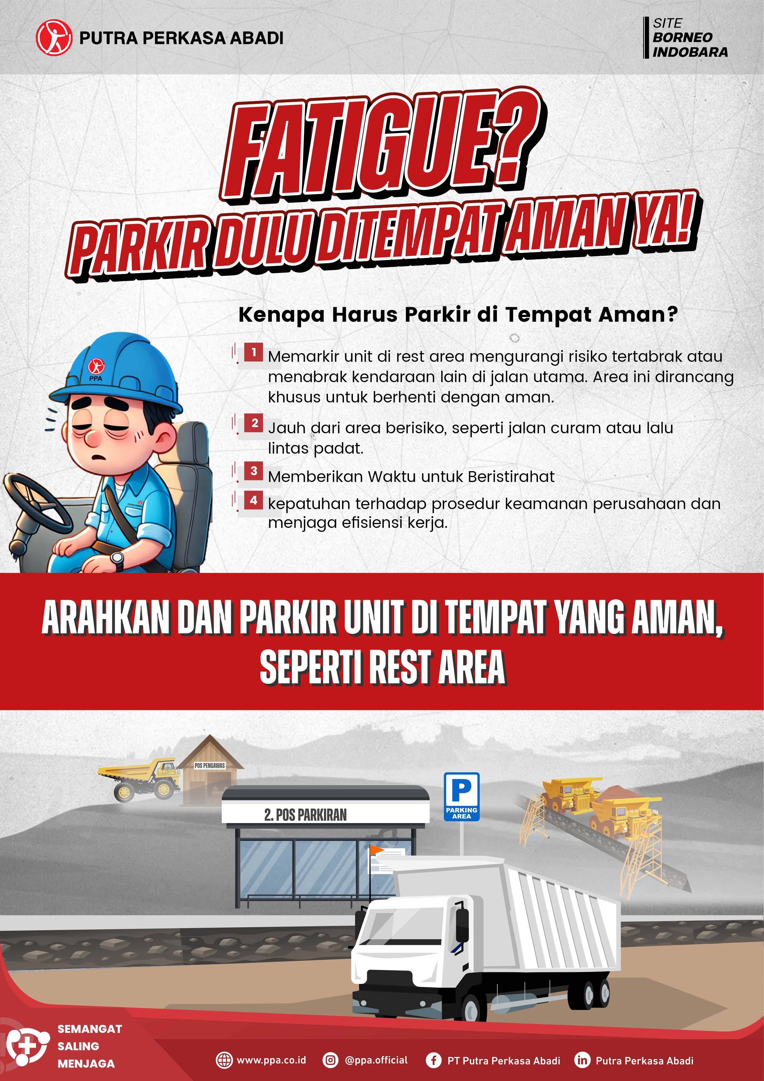 Fatigue Saat Mengemudi? Parkir Dulu di Tempat Aman